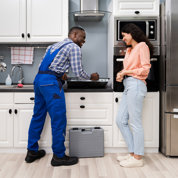 what kind of warranty do you offer on your cooktop repair services in Tina Missouri